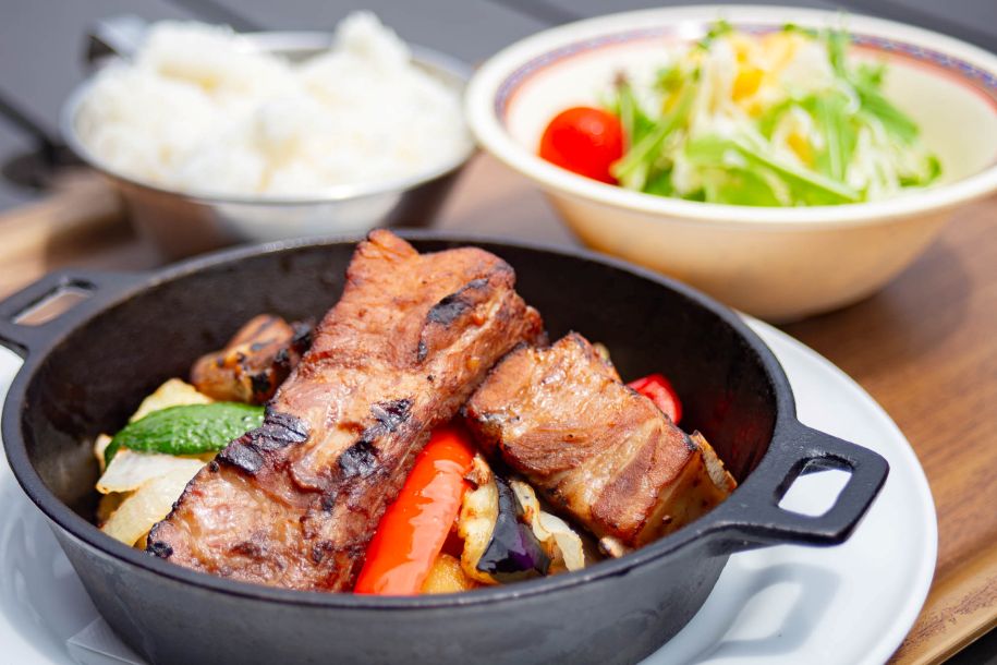 NEW BBQダブルリブと夏野菜